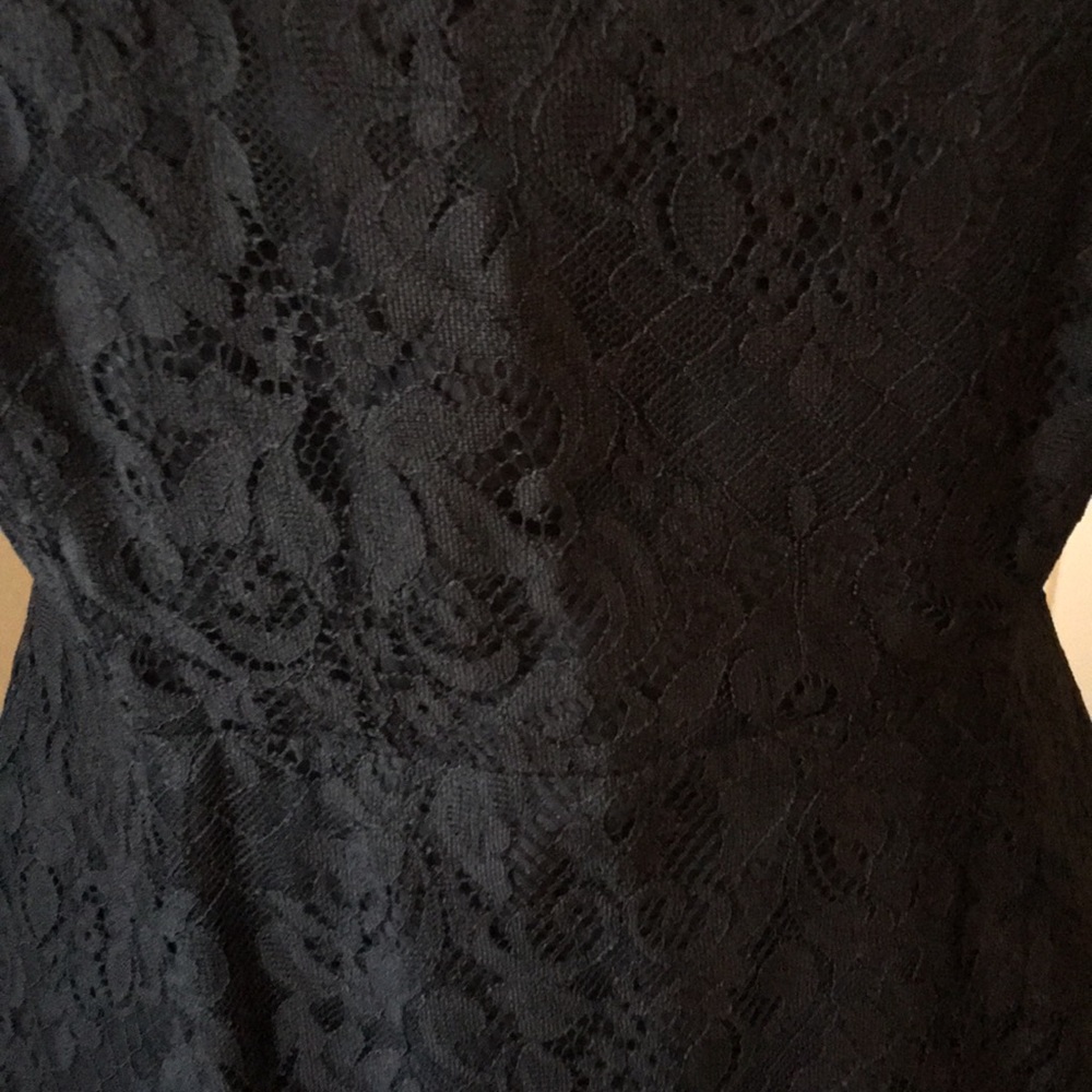 BB Dakota Black Lace Halter Dress - Picture 5 of 6